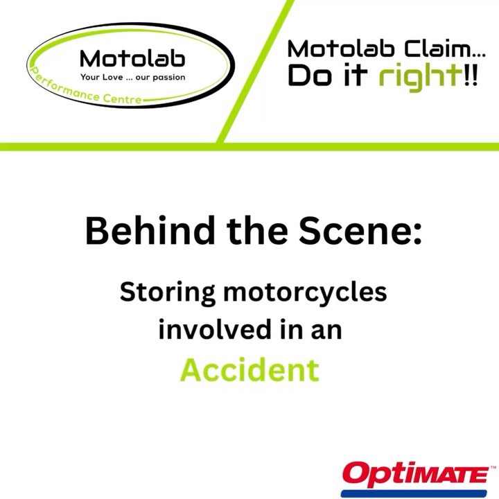 ποΈ π οΈ At Motolab do we not only offer reliable claim assistance but also treat your bike like one of our own. While it's in our care, your precious two-wheeler is meticulously preserved, pampered, and its battery stays in perfect shape thanks to our OptiMate charger. Your peace of mind is our priority! πΌ In the meantime, if you would like more information about how we provide claim assistance or suffered a non at fault accident, please feel free to get in contact with us. Link in Bio #MotorcycleClaimAssistance #BikeCare #YourRideOurResponsibility"