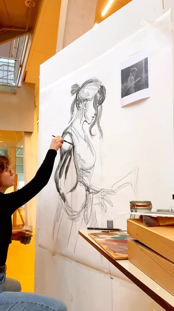 Working with water soluble graphite ✨