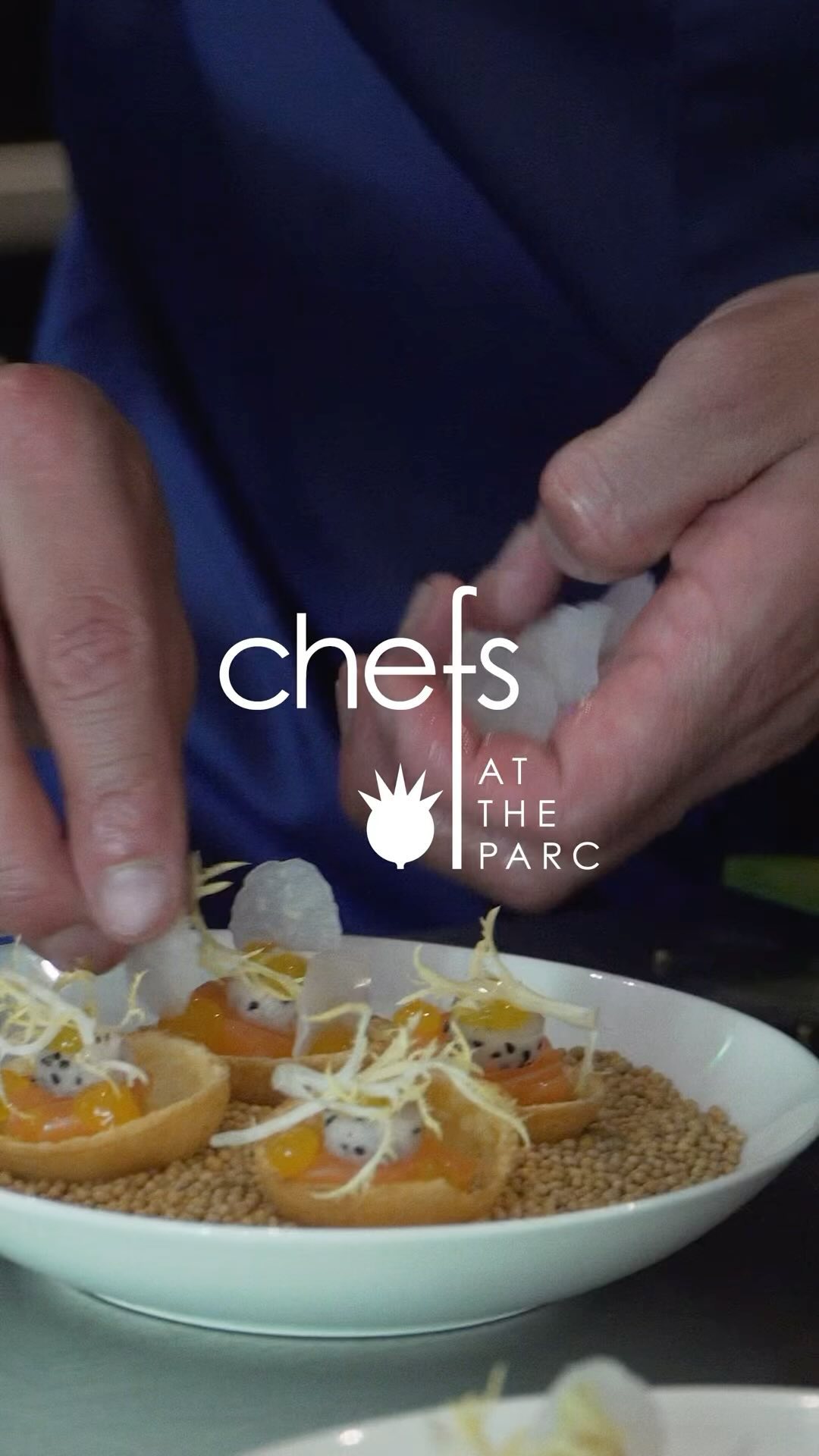 Receptie en introductie van de chefs tijdens het @chefsattheparc openings dinner, een avond met in totaal 15 Michelin sterren ⭐️⭐️⭐️ #chefsattheparc