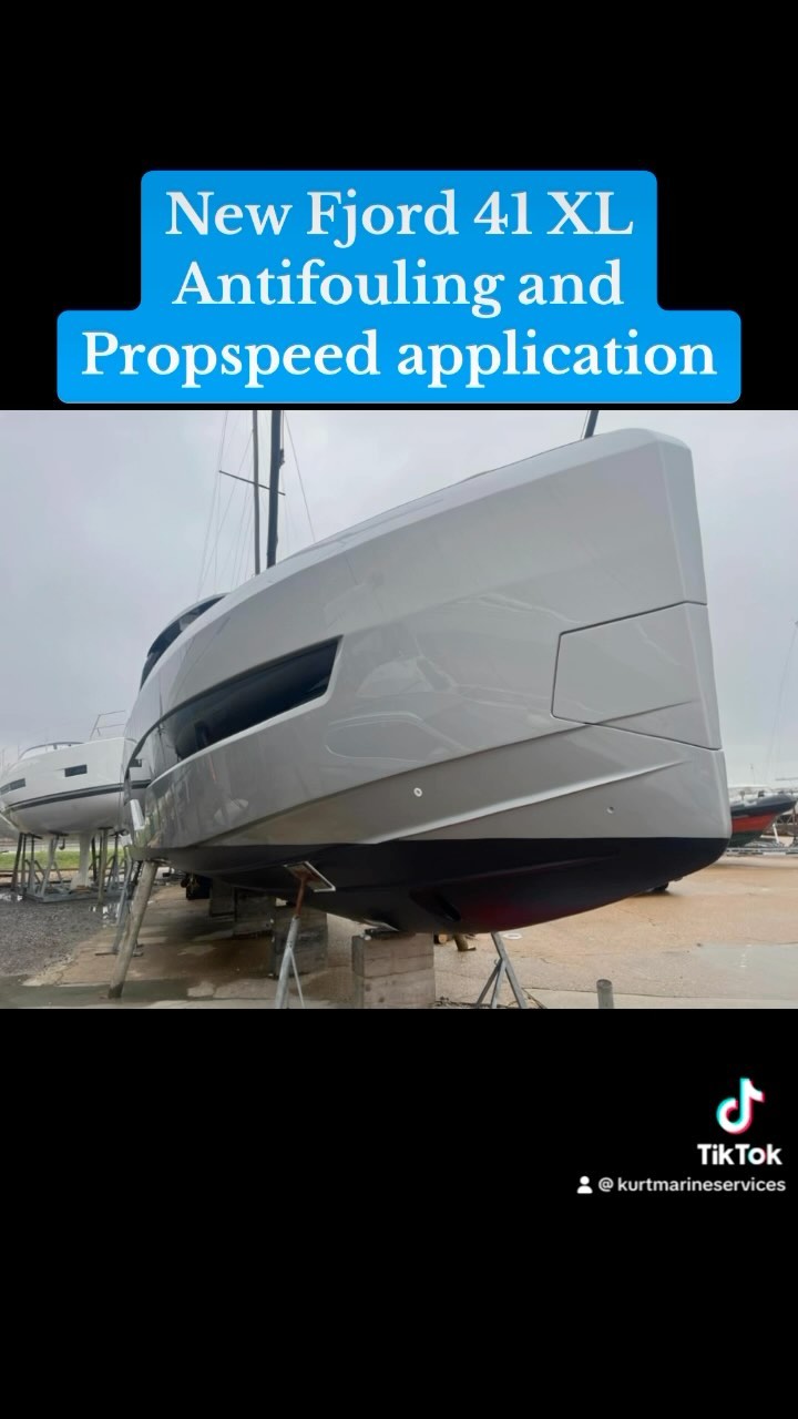 Antifouling and Propspeed application for this new Fjord 41 XL.
#kurtmarineservices #kurtboatservices #boatservices #solentboatservices #antifouling #propspeed #boatcare #hamble #solentboating @propspeed