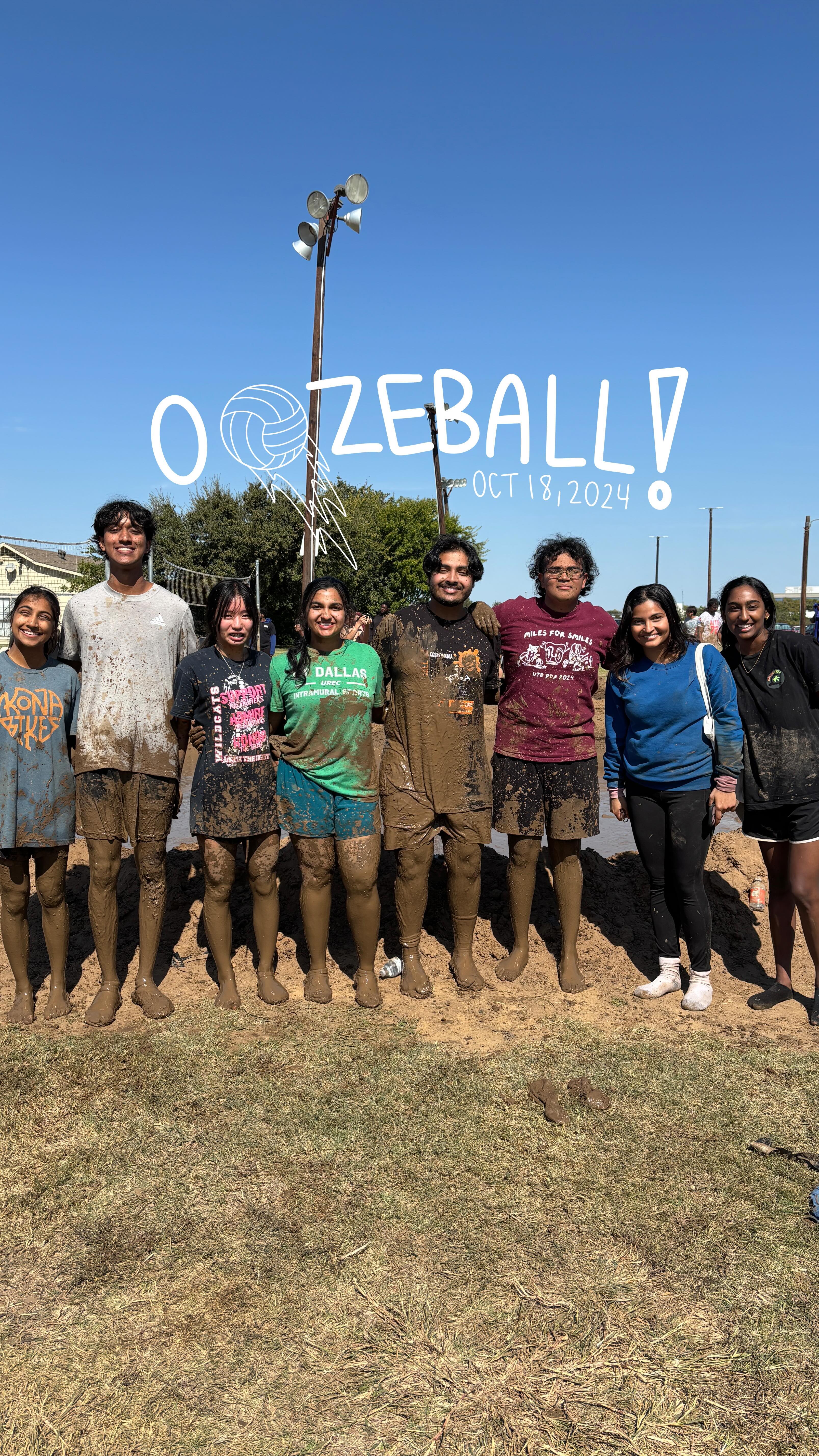 PDA showing off their volleyball skills at OOZEBALL!!☄️