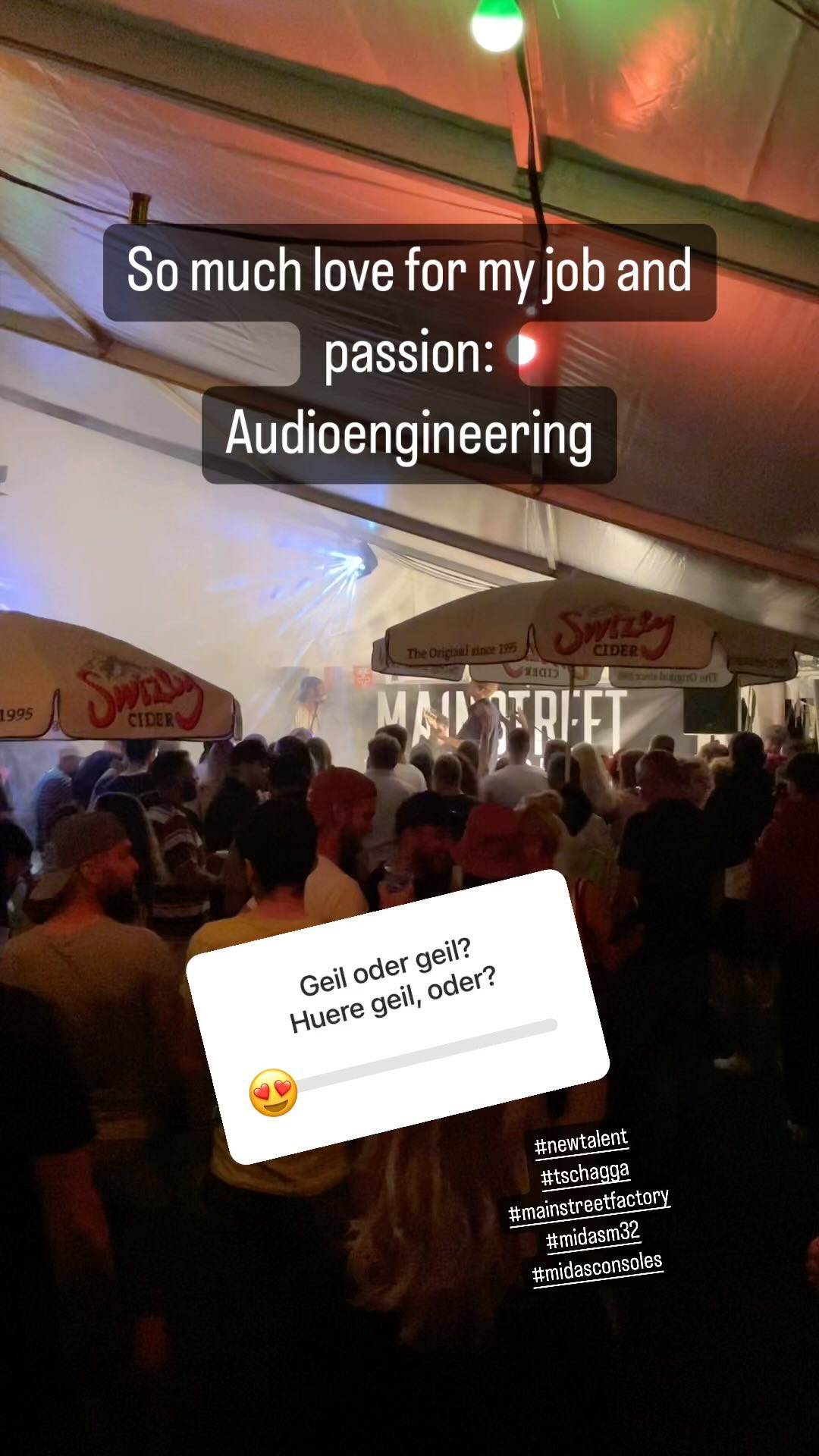 Wir durften @mainstreetfactory an der Sommerparty Steinach audiotechnisch betreuen.
Die Zusammenarbeit mit den jungen Musikern macht unglaublich viel Spass und fühlt sich an wie eine kleine ungezogene Familie 🥰
Wir freuen uns über jede Show die wir mit den Jungs machen dürfen und die enge Zusammenarbeit ❤️