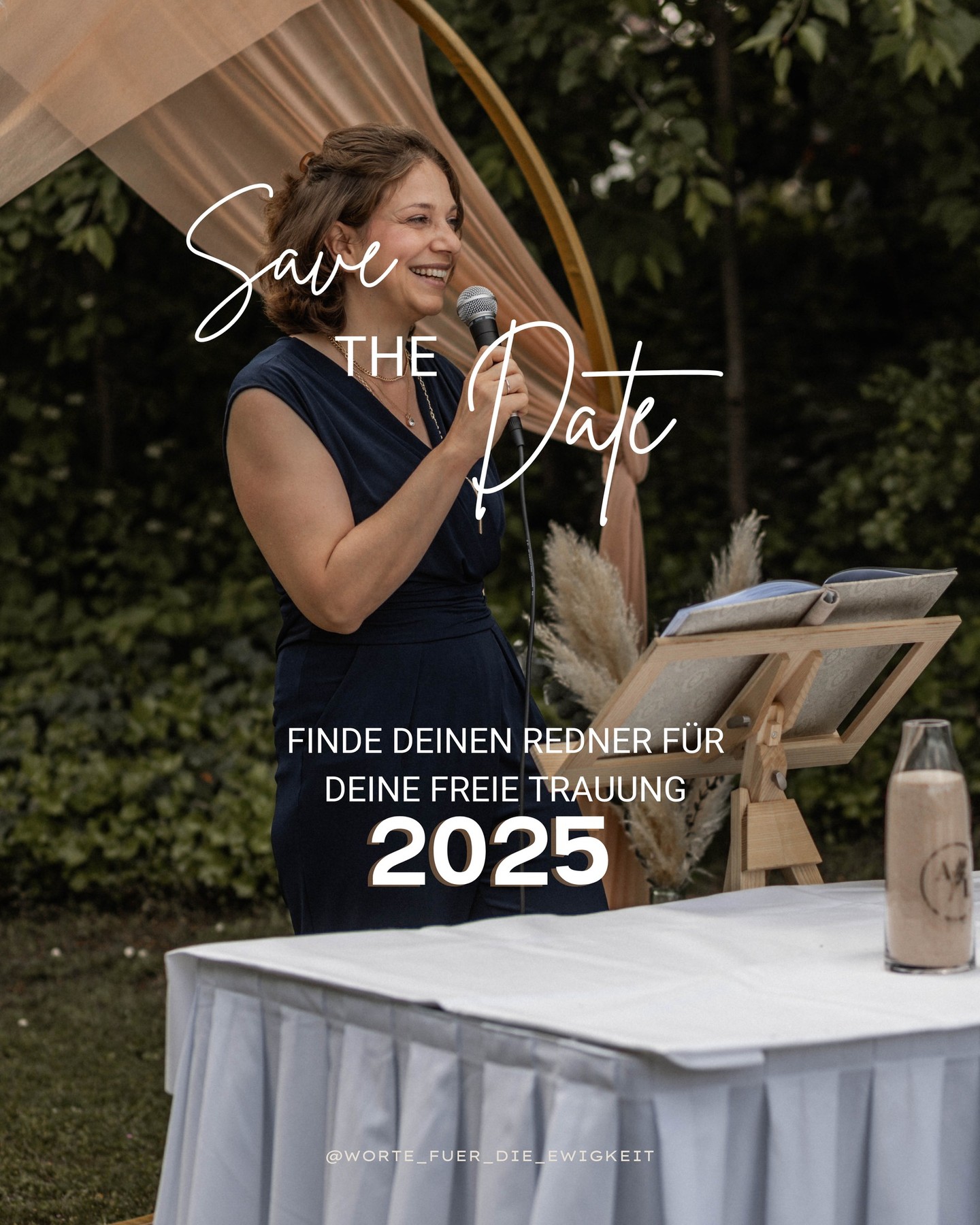 Dein Weg zur entspannten Planung für die Freie Trauung in 3, 2, 1...... 💥
Wir, die Rednerinnen von @worte_fuer_die_ewigkeit finden meistens noch einen freien Termin für eure Freie Trauung - egal, ob lange geplant oder eher etwas kurzfristig. Natürlich lieben wir es genügend Vorlaufzeit für die Planung und Erstellung eurer einzigartigen Trauzeremonie zu haben. Aber wir wissen auch, dass das Leben manchmal unvorhergesehenes bereit hält. Deshalb: Traue dich - Melde dich für deine Freie Trauung 2025. Wir beraten dich gerne und schauen, ob wir etwas für dich tun können.
Verschaffe dir mehr Vorfreude und weniger Stress
Kommentiere mit ❤ und du erhältst weitere Infos.
💌 Genieße deine Hochzeitsplanung - Der Weg ist das Ziel 😍
HOCHZEITSLUST
FREIE TRAUUNG 2025
FREIE TRAUUNG 2026
FREIE REDNERIN
FREIER REDNER
VERLOBUNG
TRAUMHOCHZEIT
LIEBE
HOCHZEITSPLANUNG
#freietrauung2025 #heiraten2025 #hochzeit2025 #hochzeitsplanung #braut #verlobung #hochzeitsinspiration #brautkleider #traurede #traurednerin #heiratenindenweinbergen #wortefuerdieewigkeit