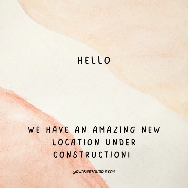 Hello Gorgeous! QWASHAE Boutique has an exciting new adventure! We’re so excited to show you all it’s coming soon!