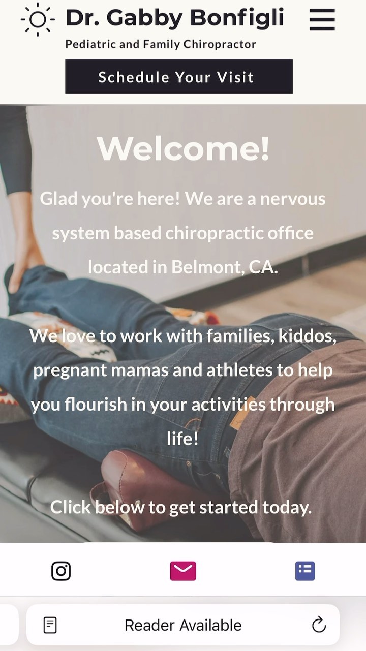 Have you visited our website yet?!
Our website is helpful to see what chiropractic entails at our office and if we are a good fit for you.
While you’re there, be sure to visit our recommended products page full of home therapy recommendations, helpful reading resources and access to our supplement recommendations through Fullscript (*hello 15% discount on those supplements).
Best of all - you can easily book a visit from any page on the site.
Enjoy! 🤩
www.flourishfamilychiropractic.com
#bayareachiropractor #pediatricchiropractor #nervoussystemhealth #belmontca #redwoodcityca #sancarlosca