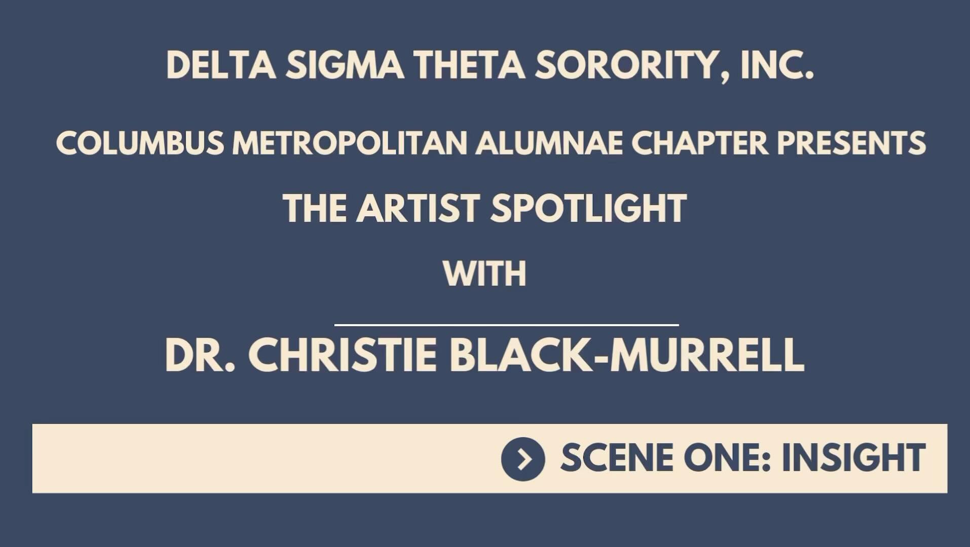 CMAC Arts & Letters Committee has made a commitment to educating the community of the local artist in our community.
On this series of “Spotlights,” we bring attention to Dr. Christie Black-Murrell, author, counselor, publisher, Social-Emotional enthusiast, wife, and mom. Tune in for scene one: “Insights.”
#SRDST #DST1913 #1913 #celebratingthearts #CommunityArts