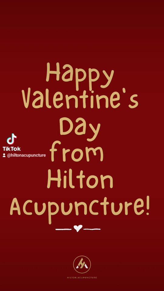 Happy Valentine's Day! πππ
February 14th is the day we celebrate love and relationships. Be sure to show yourself some love today too! π
#hiltonacupuncture #acupuncture #TCM #acupunctureworks #iloveacupuncture #love #selfcare #valentinesday #valentines