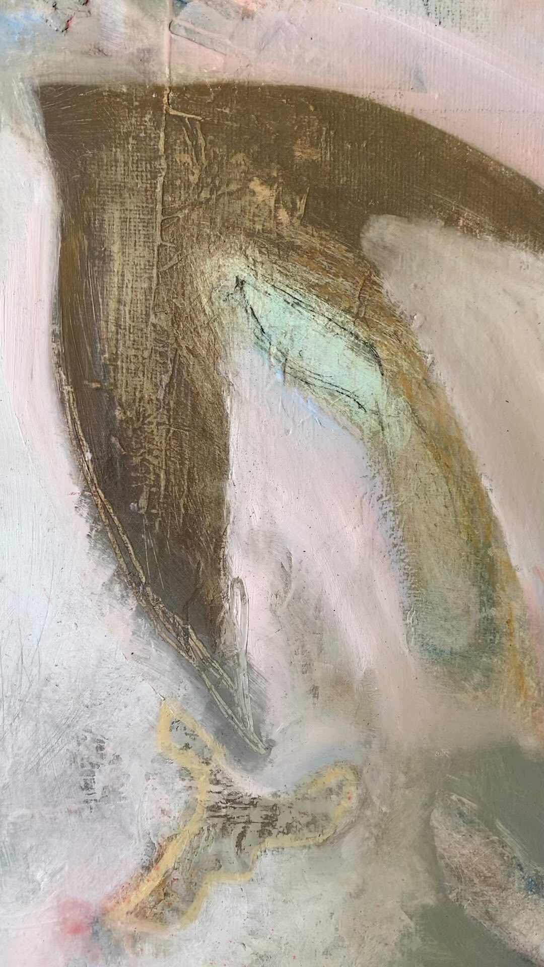 Taking you on a journey as I am working on two new paintings that have grown from the first central one…. they are not finished yet but I wanted to show you how they seem to be fitting together…. Love this music too!
#birdpainting #expressiveart #dreamlikeartwork #skies #murmeration #summerskies #mixedmediaart #artistsoninstagram #deepblue #rosmansfieldart