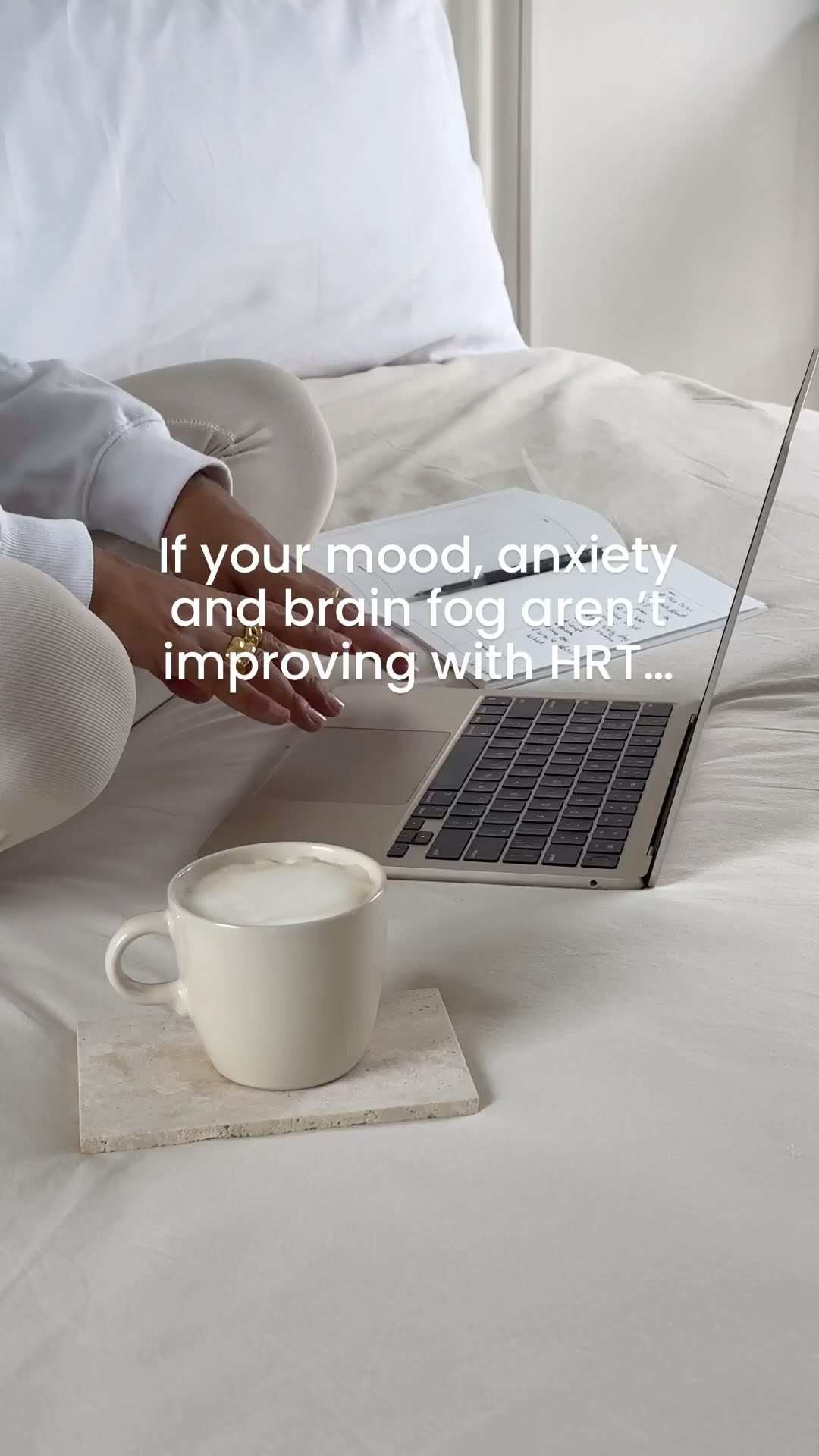 Changes to mood, anxiety and brain fog maybe triggered by the decline in oestrogen during perimenopause but it is unlikely that it is the only contributing factor and this is why you may still be experiencing symptoms even if you are taking HRT.
If your symptoms aren’t resolving then it is time to look elsewhere. There is a long list of factors that maybe playing a part and working with a practitioner may help you identify the underlying cause.
If you want to find out how I can help, book a complimentary introductory call and let’s chat.
Michaela x