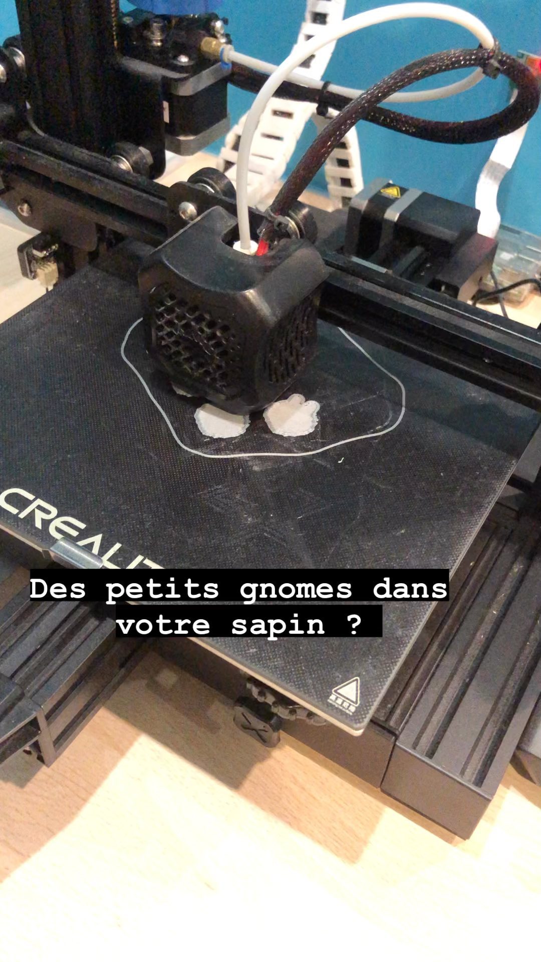 Préparation du marché de Noël