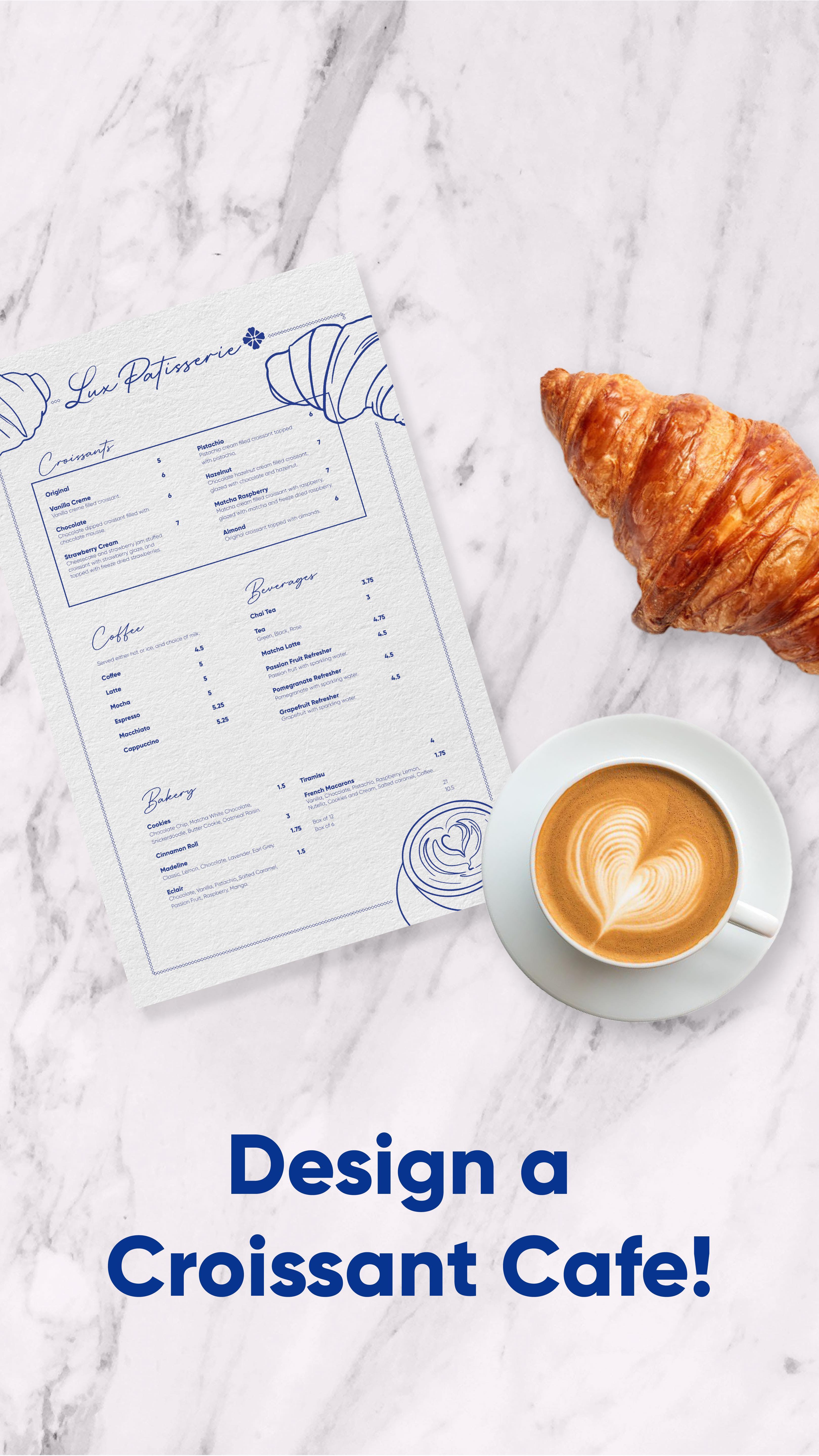 Let’s design a croissant cafe! 🥐☕️
#graphicdesign #branding #croissant #cafe #patisserie #coffee