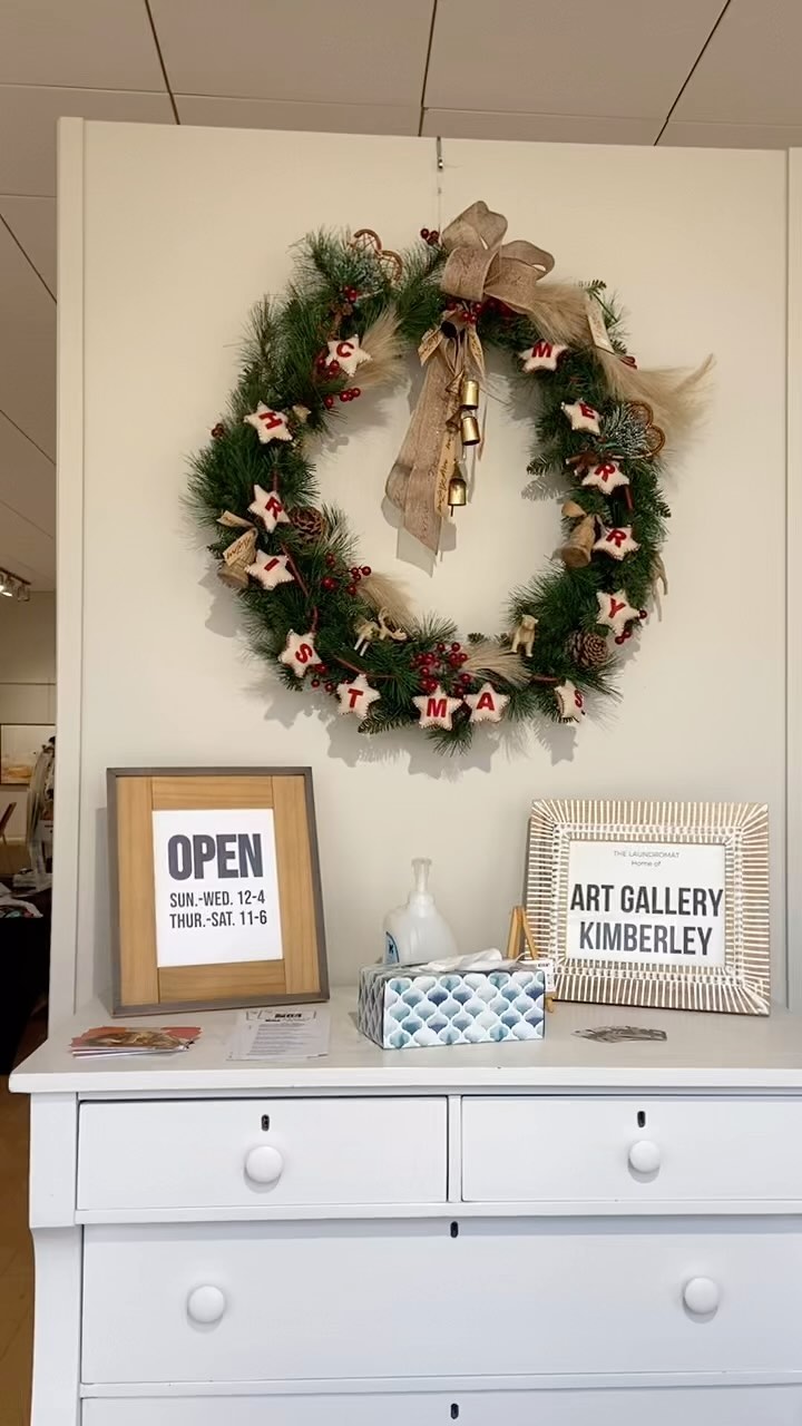 Excited to exhibit with @artgallerykimberley this festive season ❤️ So many goodies in this beautiful store!