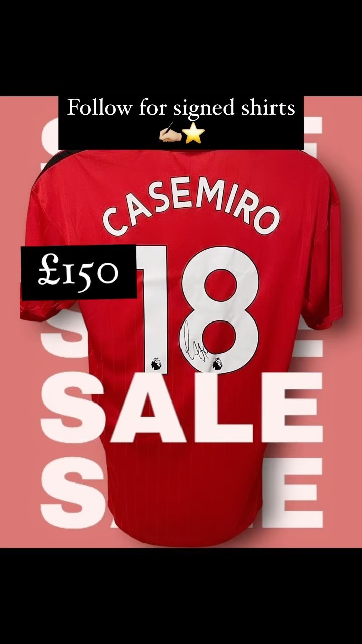 ⭐️crimbo sale⭐️
All items come with certificate of authenticity. Prices are in the reel . To purchase please contact us via private message . Framing optional extra 👍🏼
#signedshirts #christmasshopping #bigsale #manchesterunited #instareels #reelitfeelit #viralreel #viralaudio #football #forsale #followus #signedmemorabilia #manchestercityfc