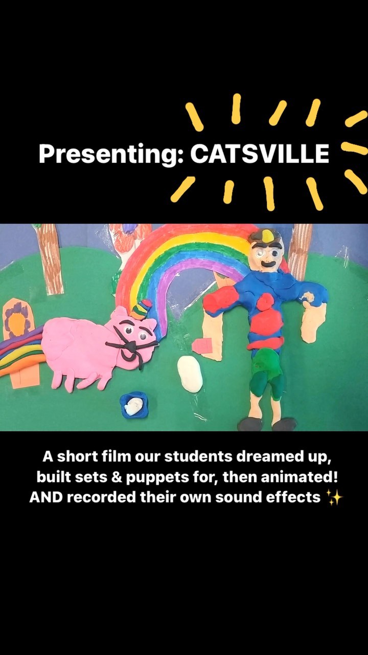 This 4 session in-person workshop took our group through a full process of collaborative filmmaking: ideation, storyboarding, set & puppet building, animating, sound & credits!
So much fun. So proud of the result.
Stopmotion4ever
#stopmotion #stopmotionanimation #animationworkshop #framebyframe