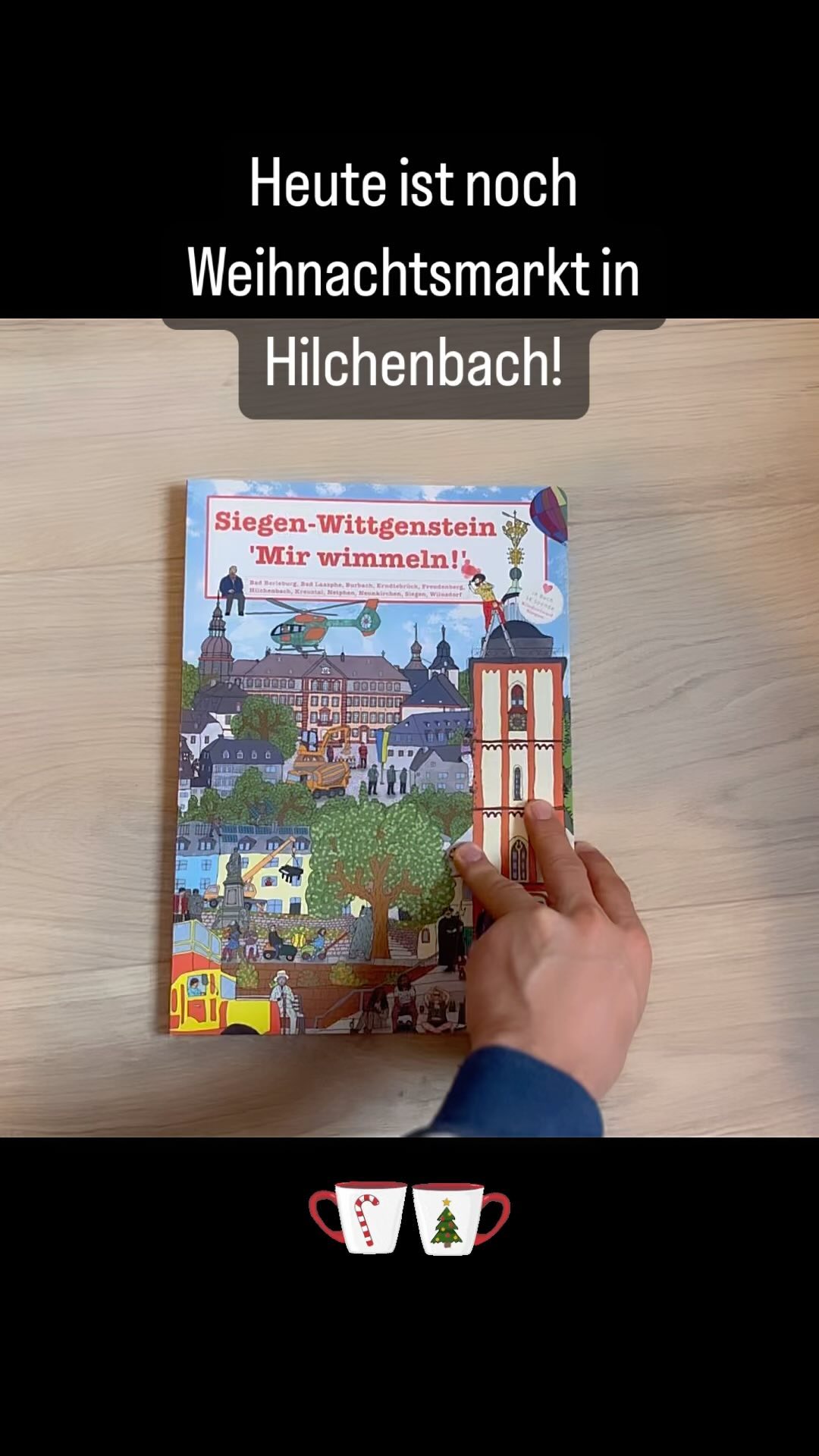 Auch bei @buecherbuyeva am Helchebacher Chresdachsmärtche heute! lokalzauber.de #Wimmelbuch #siegen #siegerland #Hilchenbach #kreuztal #helchebacherchresdagsmärktche #erndtebrück #lokalzauber #kreuztal