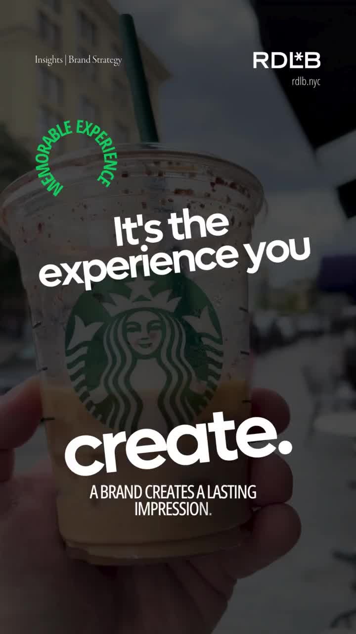 We’re talking about how every interaction someone has with your business contributes to their overall perception of your brand. A brand isn’t just your logo or product; it’s the complete experience—from the first time a customer hears about you to their ongoing interactions with your company.
Take Starbucks, for example. Starbucks isn't just a place to grab coffee; it’s about the entire customer experience. Starbucks creates a lasting impression from the cozy ambiance, personalized drinks, and friendly baristas to the feeling of being part of a global community. They’ve mastered the art of making each customer feel valued, creating a “third place” between home and work. This experience builds loyalty and keeps people coming back, not just for coffee but for the brand itself.
Want to learn how to create memorable brand experiences that leave a lasting impact? Check out the "You Got This" video in our INSIGHTS Blog, which simplifies Brand Strategy for you!
rdlb.nyc
direct link at @rdlb.agency
#RDLBAgency #WeBuildBrands #BrandStrategy #BrandExperience #CustomerJourney #BrandImpression #ExperienceMatters