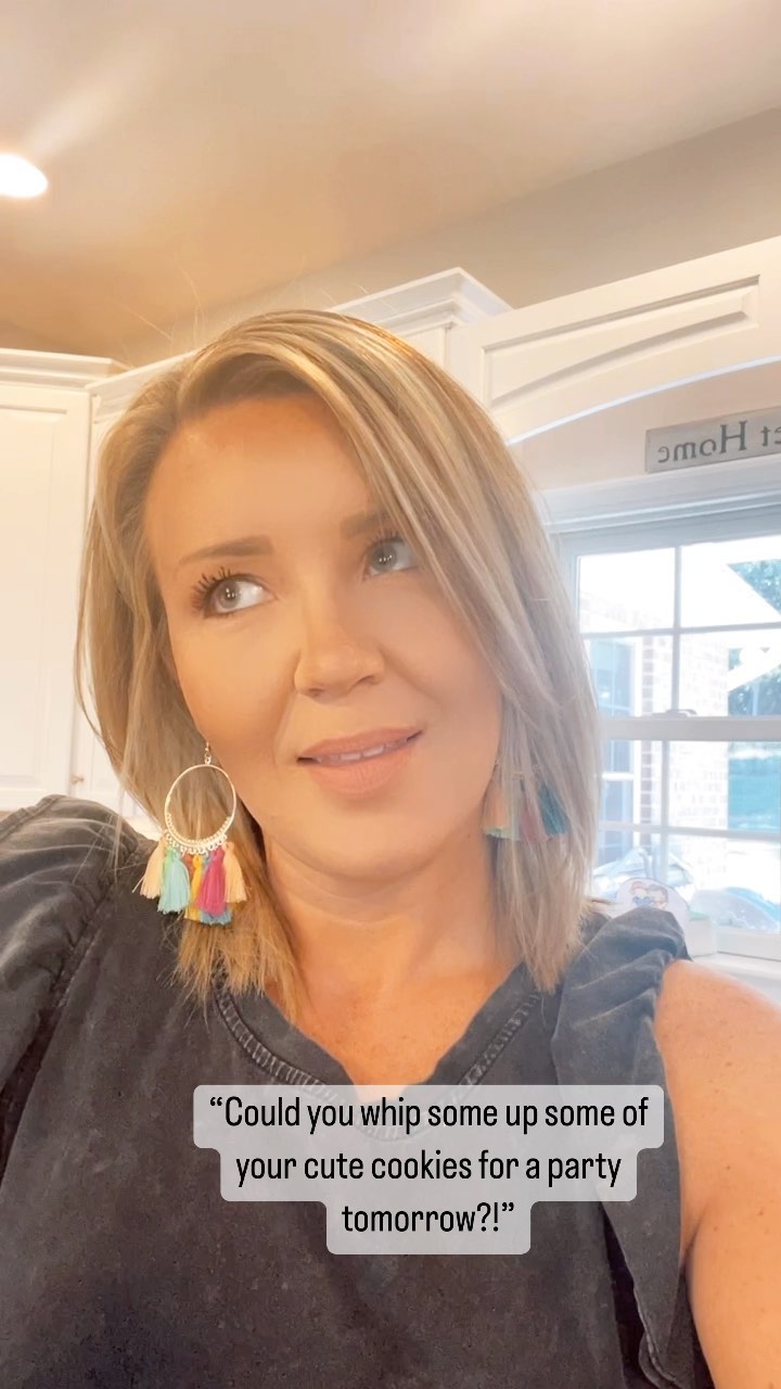 Cookies take several days from beginning to end to complete!! We love our customers! 💜