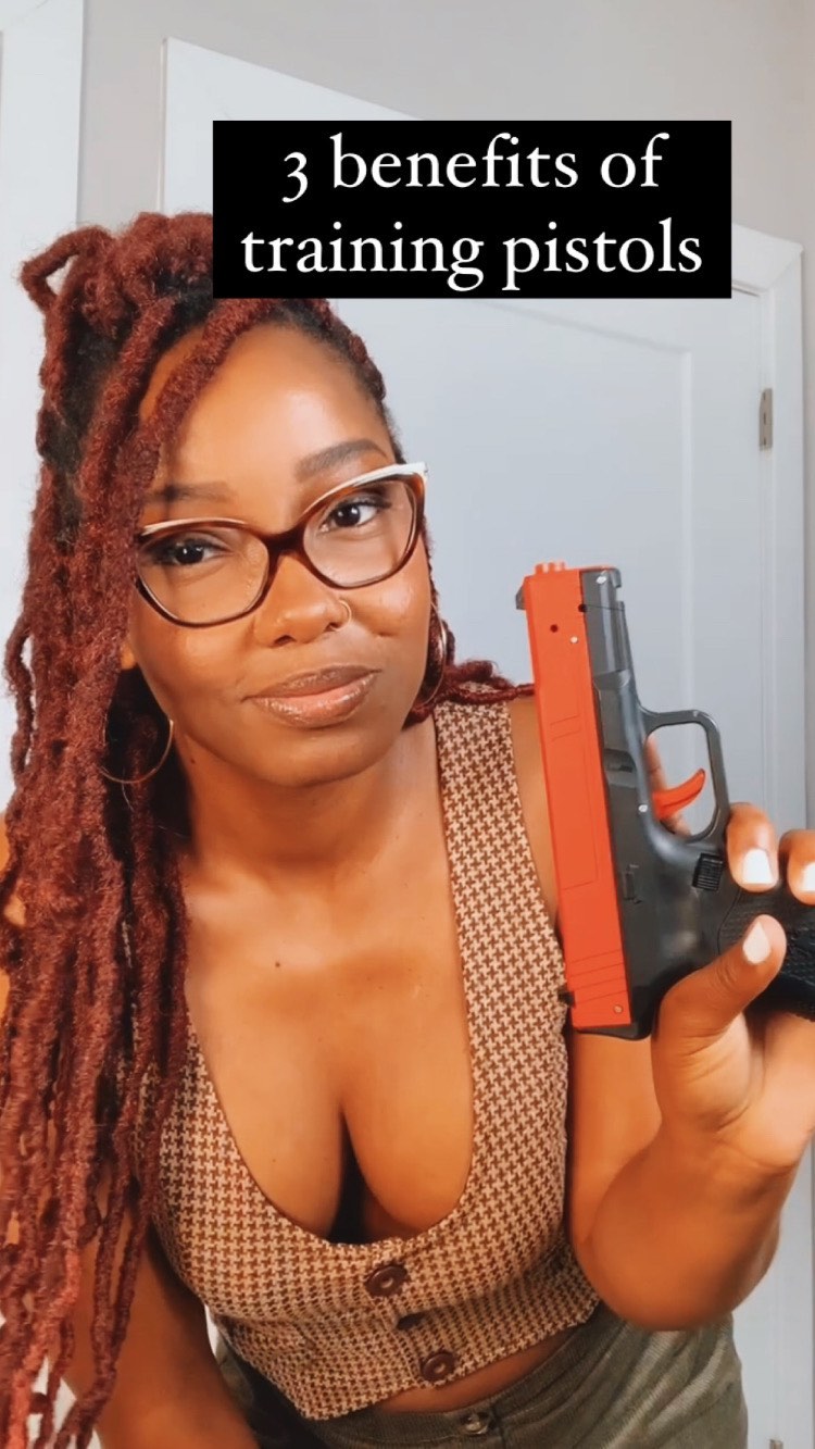 The SIRT (Shot Indicating Resetting Trigger) Training Pistols are a great option for dry fire practice. Dry-fire training� can be super helpful in maintaining and improving our pistol skills. And the most skilled shooters spend a lot of time dry firing.
Sirt pistols replicate popular full-size pistols which adds to these pistols’ realistic handling, come with a removable magazine, and even fit the holsters of the firearms they’re replicated after.
Do you own or have ever used one? What dry fire or laser training system do you use.
⭐️Sign up for my email list at rhondamary.com Link in bio.