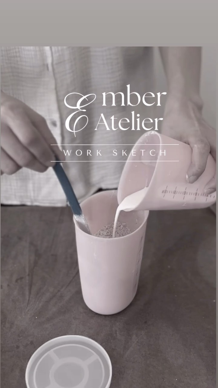 #jesmonitetray#jesmoniteworkshop #jesmonitemaker#candletray#candledish#jesmonite730