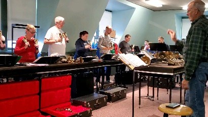 We are loving working "Parade of the Tin Soldiers" by Leon Jessel, arr by Martha Lynn Thompson. I bet at our next rehearsal, Ron Bellamy will be kicking the tempo it into high gear! Be sure you have our concerts on your calendar (www.phillybells.org).