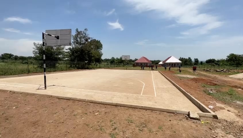 Straight from Uganda! Still a lot of frequent & heavy rainfall, which has delayed the final painting of the court at @asoneministries. Looking forward to showing the finished product as soon as rain season is over!