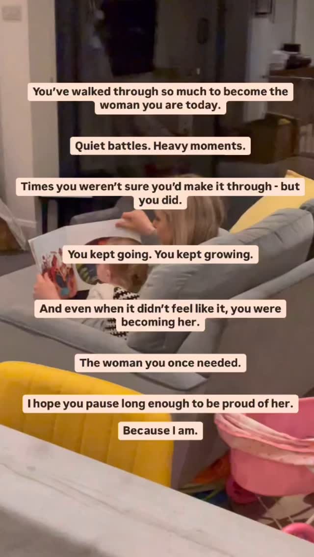 Sometimes, the quietest battles are the hardest fought.
You’ve been through so much - moments you didn’t think you’d make it, moments that tested you in ways no one saw.
But here you are. Still standing. Still growing.
And that woman you’ve become? She deserves your love and pride.
Take a moment today to honor her.
Because I see her. And I’m proud of her.
To celebrate my return to coaching after maternity leave, my coaching packages are 20% off for a limited time.
If you’re ready to start trusting and loving yourself more deeply, book a free discovery call with me. Let’s talk about where you are and where you want to go. 💛
Big love!
Hannah xx
-
#healingwhilemothering #motherhoodandme #breakingtraumacycles #consciouswoman #lifecoachforwomen #selflovecoach #healingjourney