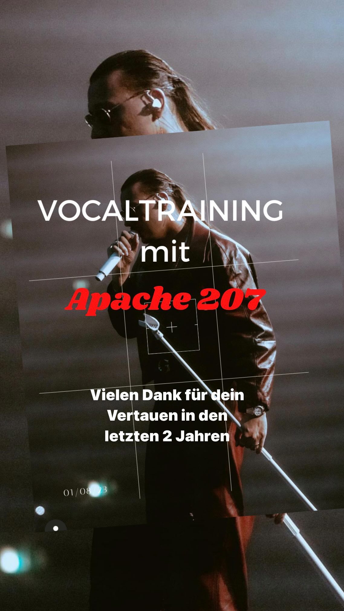 🎤 Zum Jahresende schaue ich auf einen krassen Apachesommer zurück und möchte noch mal danke sagen für das mega Vertrauen in meine Arbeit seit mittlerweile 2 Jahren und für das Herz am richtigen Fleck.🤍
#singen #konzert #stimmklang #stimmtipps #voicecoaching #apache207
#tourleben