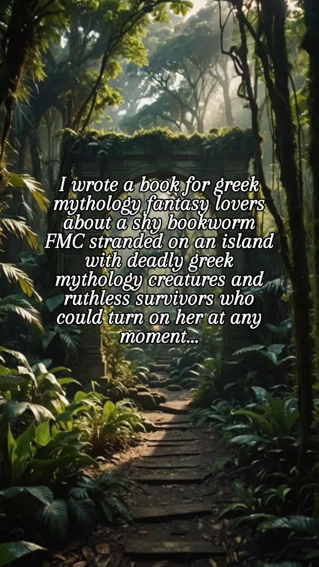Are you a fantasy book lover who also likes greek mythology? I've written a book about a shy bookworm FMC stranded on an island with deadly greek mythology creatures and ruthless survivors who could turn on her at any moment… 🏛🏺🩸💀
Does that sound like something you would like to read? 📚✨️
#greekmythology #fantasybooks #fantasybooklover #greekmythologylover