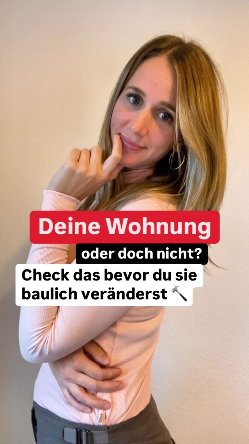 Meins oder euers? Hier findest du es raus 👇
In der Teilungserklärung findest du die genaue Auflistung, was innerhalb deiner Wohnung nur dir gehört, und was der Gemeinschaft gehört ✅
Generell gilt für bauliche Veränderungen brauchst du die Gestattung der WEG. Achte also auf den nächsten Termin der Eigentümerversammlung!
Du hast einen Anspruch auf die Gestattung, wenn dein Vorhaben die anderen Eigentümer nicht beeinträchtigt. Das bedeutet aber nicht, dass du sie nicht fragen brauchst! 😵💫
Folge mir für regelmäßiges Wissen und Insights für deine Immobilie 🏡
@immo.elli
@immo.elli
@immo.elli
immobilienmakler
makler
immobilienverkauf
eigentumswohnung
hausverkauf
immobilienvermittlung
immobilienbewertung
immobilienberatung
wohnungsverkauf
#immobilienmakler#makler#immobilienverkauf#eigentumswohnung#hausverkauf#immobilienvermittlung#immobilienbewertung#immobilienberatung#wohnungsverkauf