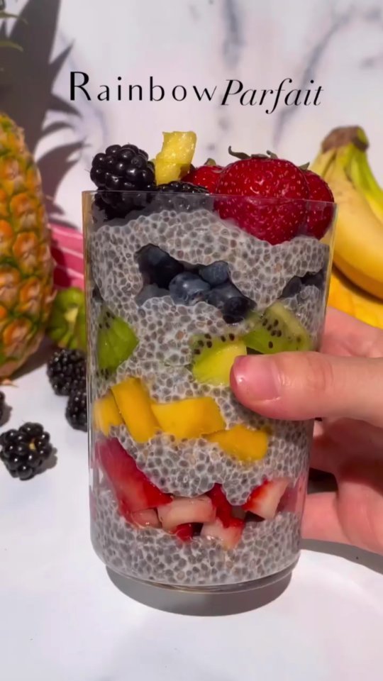 Eat the Rainbow with this Refreshing Nature's Elements Chia Seed Pudding Parfait! 🌈
Not only is this chia pudding refreshing and filling, but it’s also easy to make with only 3 ingredients in the base and keeps for 4-5 days in the fridge so it’s great for meal prep too!
What you need for the chia seed pudding:
-3 tbsp Nature's Elements Chia Seeds
-2/3 cup almond milk
-1 tsp maple syrup
What I use for the fruit layers:
-1/4 cup strawberries
-1/4 cup mango
-1/4 cup kiwi
-1/4 cup blueberries
What to do:
1- In a container, add all the ingredients and mix well together until all seeds have been submerged in the milk of your choice.
2- Cover and place in the fridge for at least 5-6 hours.
3- When ready to make your parfait, scoop a layer of pudding in the bottom of a cup or jar, and layer n your favorite fruit. Repeat until you reach the top.
#natureselements #natureselements.in #chiaseeds #chía #puddingchia #chiaseedsbenefits #chiaseedpudding #dessertporn #delish #foods #delicious #tasty #eat #eating #hungry #dessert #food #desserts #yum #yummy #amazing #instagood #instafood #healthyfood #healthyrecipes #healthybreakfast #chiapudding #fitfood #healthyeating
Recipe from @meowmeix