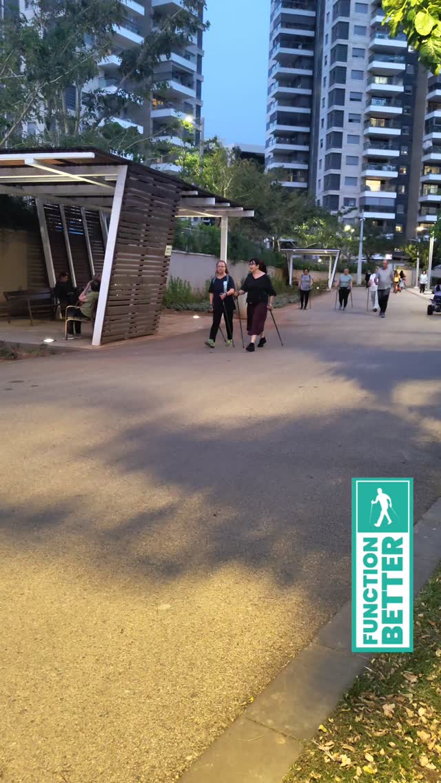 הליכה נורדית הליכה שהיא אימון לכל הגוף 🏆💪