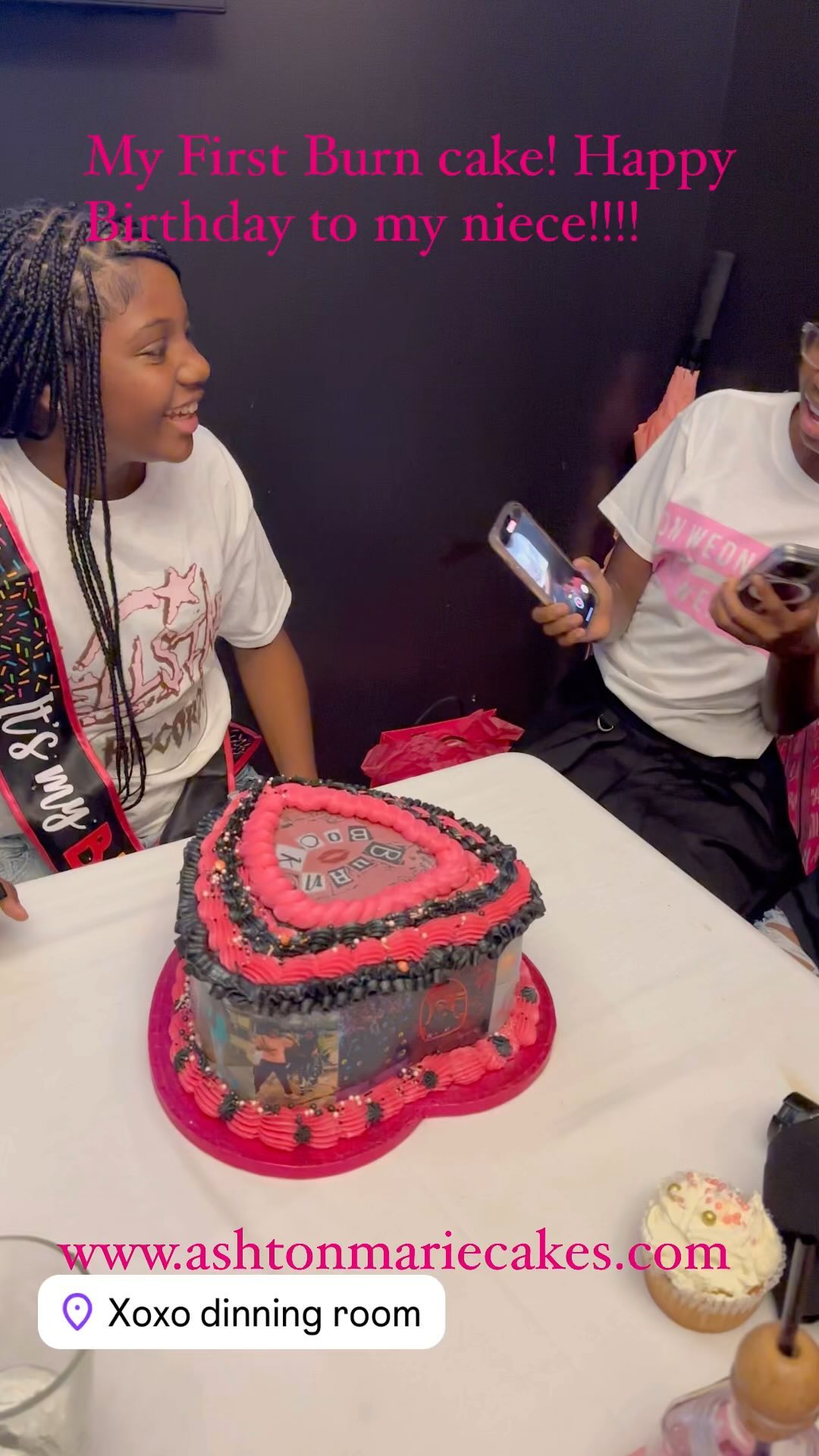 My sister wanted a Mean Girls themed burn cake! I wanted to do on so here you go! Yup that’s me in the background happy I succeeded!!!! I rarely try trends, ok I wait to late lol and then they are gone.. #burn #burncake #trending #trendingreel #trendingnow #trendingreels #virl #xoxodiningroomdallas #birthdaycake #birthdaygirl #birthdaycakeideas #dallastx #dallas #midlo #midlothian #ashtonmariecakesllc #cakedecorating #cakesofinstagram #cakeart #cakemagic #abracadabra #pastrychef #pastrylove #birthdayparty #birthdaycakes #for #foryou #fyp #fypシ #foryoupage