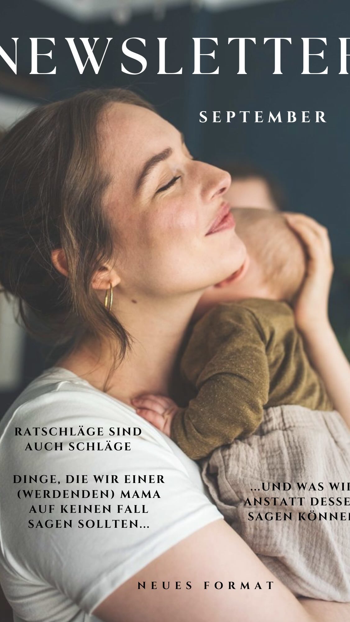 Mein September Newsletter ist raus.
Diesen Monat geht es um ungefragte Ratschläge, die man als schwangere und Mama bekommt. Ich schreibe darüber, wie ich damit umgehe und was das mit mir macht.
Meldet euch jederzeit kostenlos über den Link in der bio an.
Welchen tollen Ratschlag habt ihr schon bekommen? 😉
#ratschläge #sindauchschläge #und #nerven #paulahauss #mom #baby