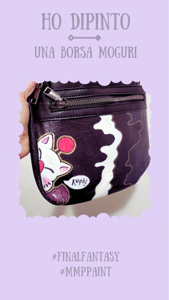 Ho dipinto una borsa moguri per il mio ragazzo. 👀❤️
#finalfantasysaga #moguri #moguristagram #dipingere #mmppaint #disegno #personalizzazione #fantasylover #videogames
