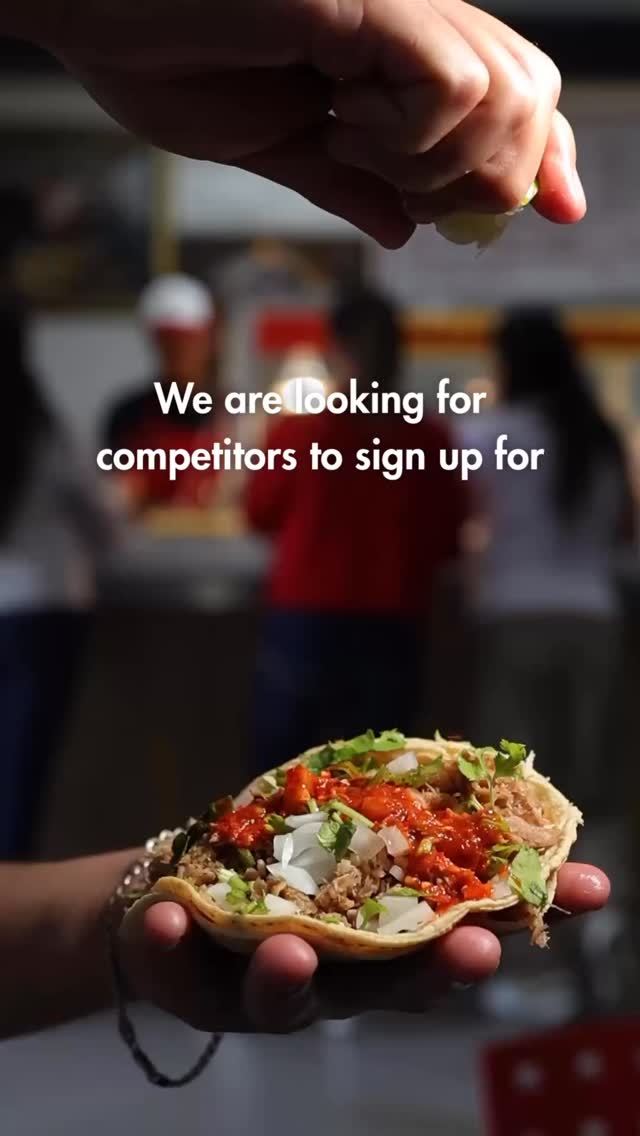 Festival del Taco 2025 is here and we are ready to eat tacos, bring the community together, and crown the 2025 Taco Champion! Will @vulgarbrewingco be able to hold their title? Or will there be a new champion taking home the Golden Taco Trophy???
Space is limited. Please reach out with any questions!
Get the details and sign up here: https://www.zeffy.com/en-US/ticketing/competitor-festival-del-taco—2025
Eager to eat the tacos? We will be releasing presale tickets for VIP Taco Passports soon!!! 🌮