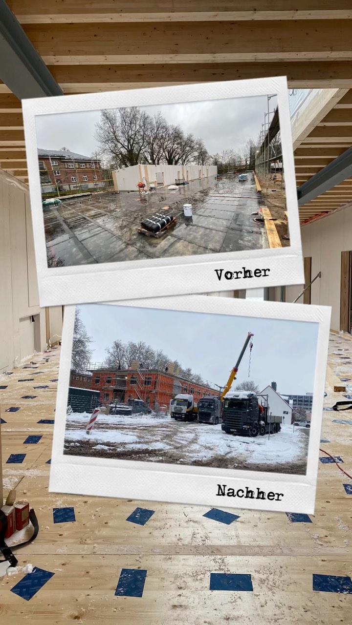 Mal eben n‘ kleines Gebäude in #neuburganderdonau montiert. 🏢
#holzständerbauweise #montage #kranliebe #könnenwirdasschaffen #jawirschaffendas #dachdecker #komminsteam #wirsuchendich #wirstellenein #regensburg #oberpfalz #profisambau #autokran #palfinger #scania #teamwork
