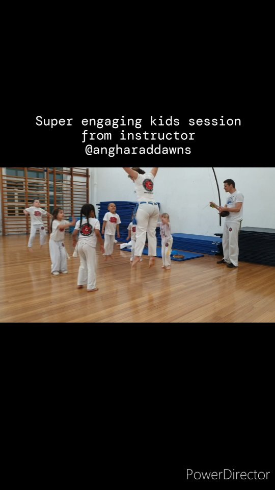 Amazing session for our youngest capoeiristas from @angharaddawns this weekend. Awarness, reaction, communication, cooperation and lots of fun...so much learning during our batizado event. Grateful to have such a great guest teacher!!
