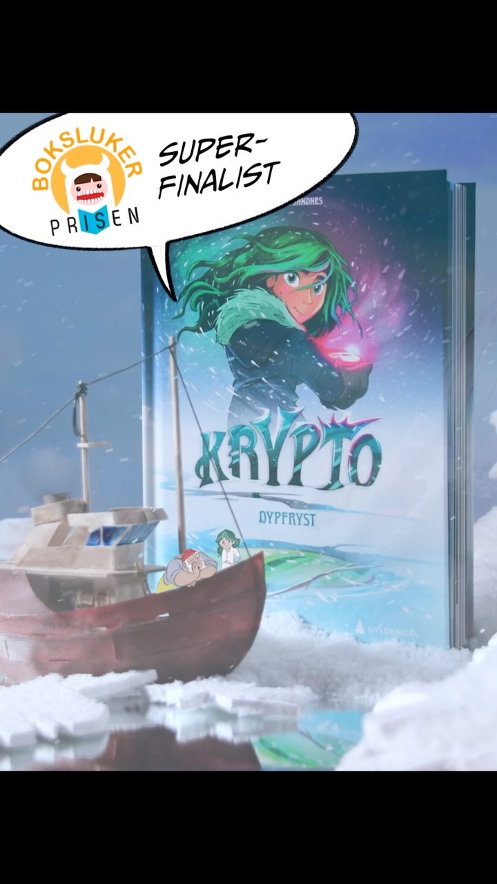 Over 120 000 elever på mellomtrinnnet har lest og stemt fram sine fem superfinalister til Bokslukerprisen 2023/2024. Og «Krypto - dypfryst» er blant dem.
Prisen deles ut i Oslo 23. april 2024.
#kryptoserien #bokslukerprisen #boktipsforbarn #bokelskere @hansjorgensandnes @annkristinlie @jonlovaas_scenographer #sandnesmedia @gyldendal_no