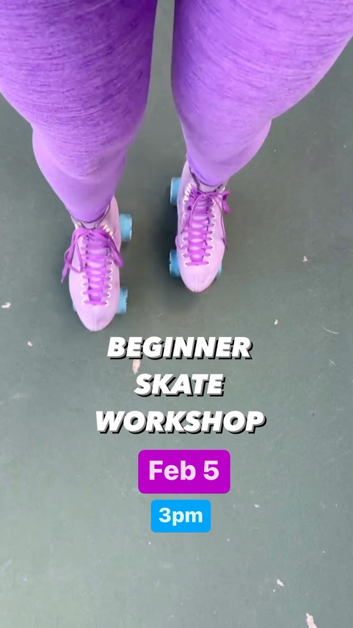 Learn a new skill this year! Join us for the Beginner Skate Workshop today at 3pm at the @werqstudio. There are a few more spots left. Register through the Mindbody app.
#rollerskating