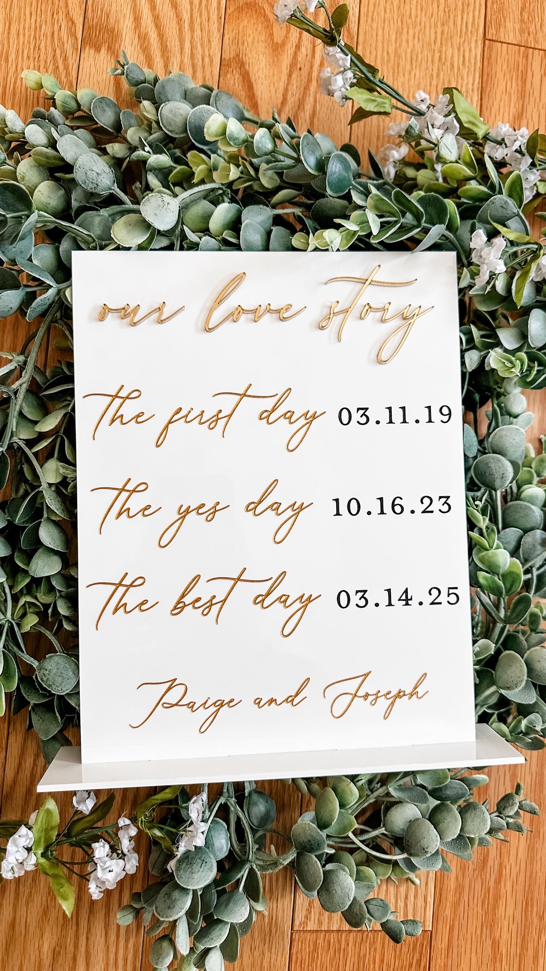 Here’s a pretty little “love story” sign from beginning to end!✨
#acrylic #signage #lasercutting #laserengraving #wedding #weddingdecor #weddingsigns #eventdecor #designhousebybrittany