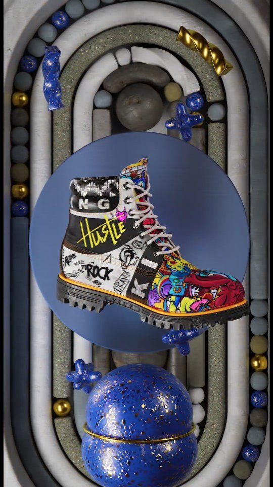 This collaboration with @aconcawastudio was pretty fun!
They've provided the boots model & textures, and give me freedom to work on the animation and art direction of the scene. Thanks @tomisackmann and @franyo_ for the opportunity
.
.
#3d #3drender #animation #maxon #c4d #redshift #advertising #artdirection #footwear #3dart