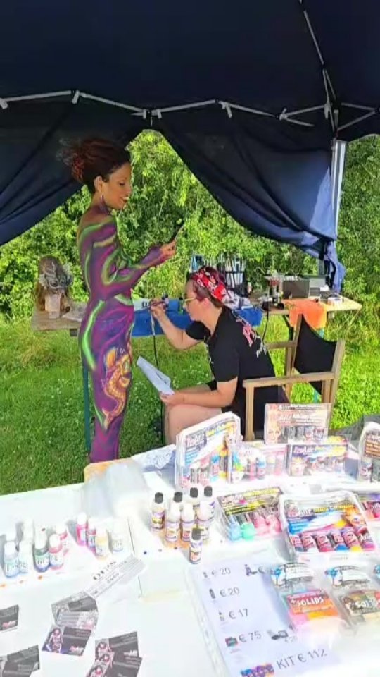 1 Bodypainting Event am Beach