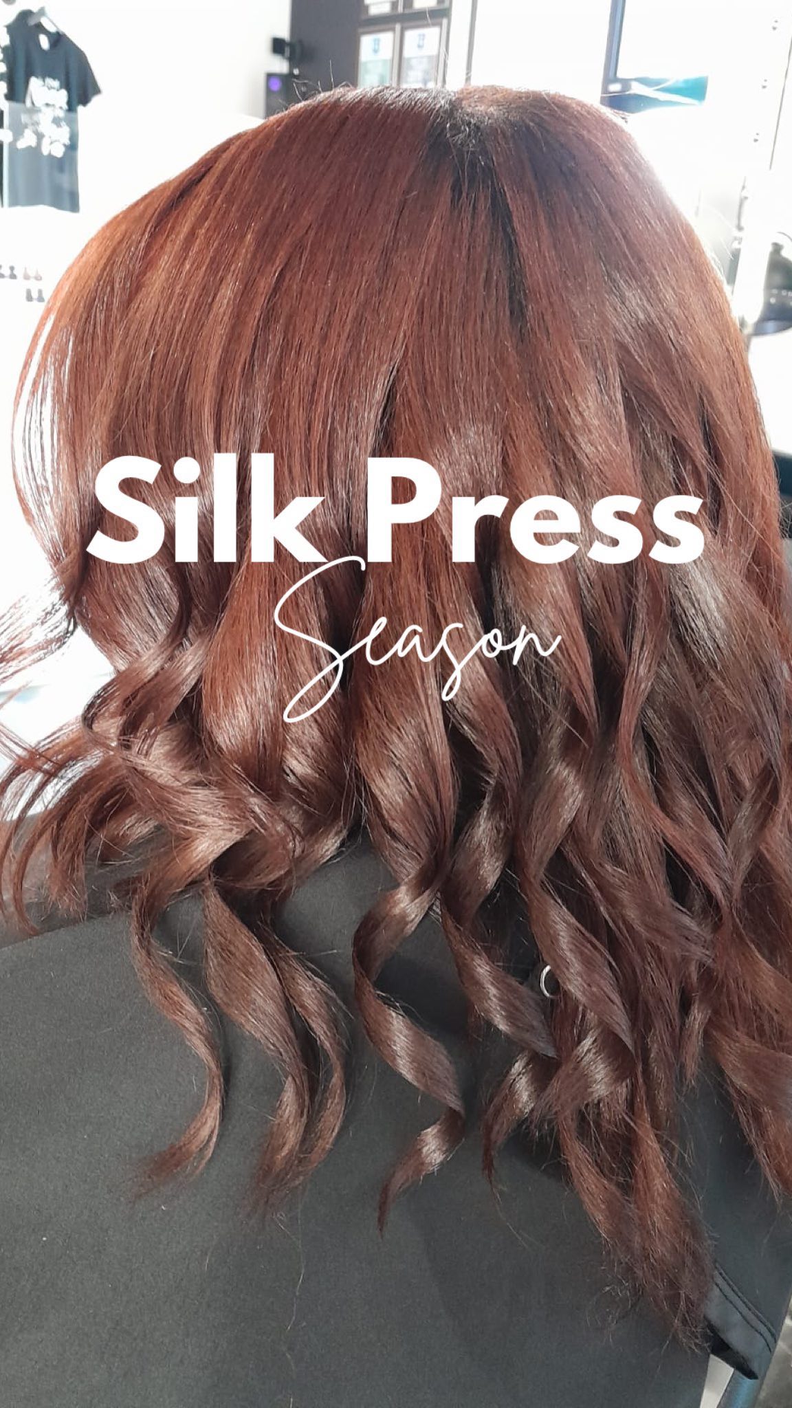 Silk Press with curls by Danielle. #silkpressseason #silkpress #silkpressatlanta #silkpressmaster