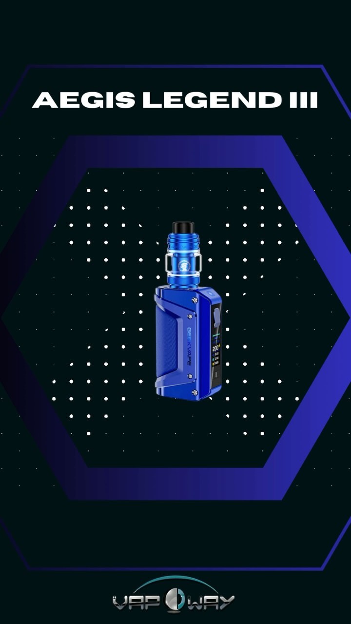 Nouveau kit Aegis Legend III de chez Geekvape . À découvrir rapidement en boutique ! 😍
#aegis #geekvape #technologie #innovation #legend #lorient #hennebont #vapoway