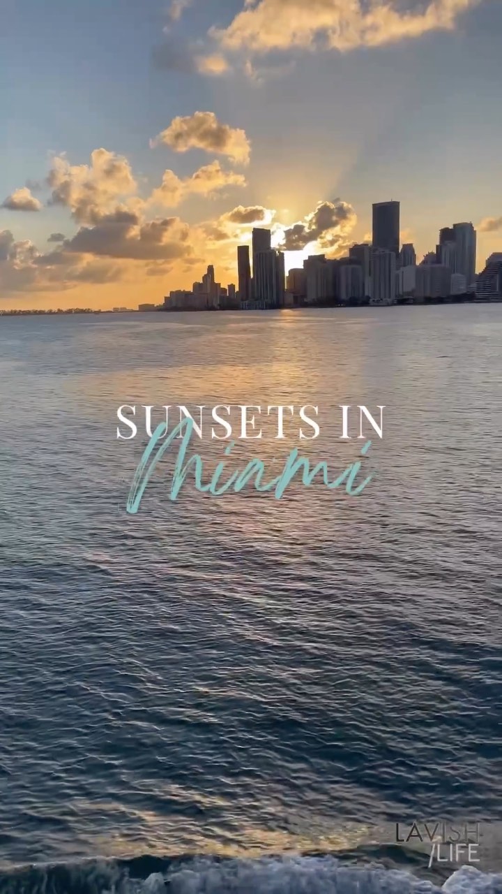 Sunsets over the skyline 🌇
#miami #sunset #brickell #biscaynebay #lavishlife #yachtlife #yachtcharter #riva