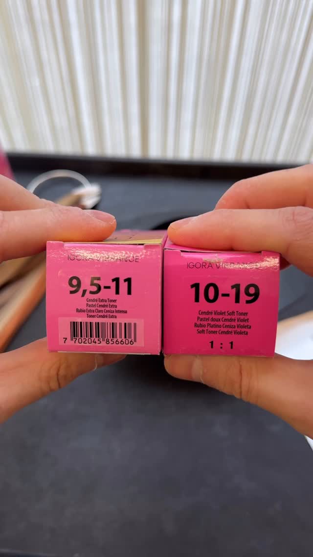 Ice blonde
Igora Vibrance 9,5-11 & 10-19 with 6 vol developer processed for 20 minutes. What should I try next for my next video series: experimenting with toner or exploring a different color formula?
#igora #igoravibrance #vibranceschwarzkopf #schwarzkopfcan #hairinspo #hairtutorial #platinumblonde #iceblonde #schwarzkopfprofessional #platinumhair #hairhack #fyp