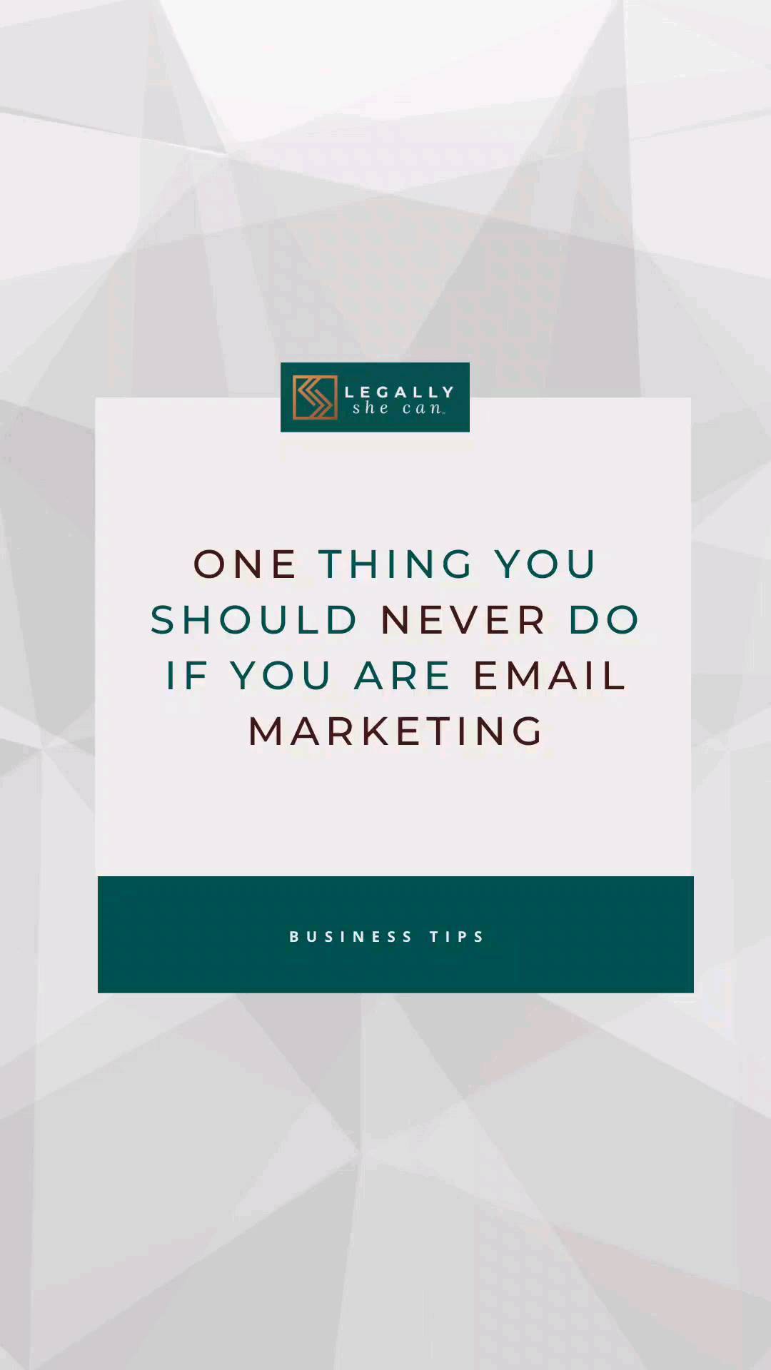 ⁉️Who likes more leads and clients?⁉️
ALL businesses do, that is why email markerting is so important.
But do you know that there is a no-no email marketing gurus dont tell you?
Its the fact that you need to get consent before sending marketing emails, even if technically, the country where your client is located do not require consent.
You pay for every lead you send emails to. Make those emails count.
If you send them to a person who doesnt like to be emailed, not only did you lose money, you also increased the chances of being marked as a SPAM.
To be honest, losing cold uninterested leads is better than your domain being locked.
So next time you build your optin form, give your clients an option. Do not pre-tick your email opt-in box.
👉You can now download the Legally Fluent®️ primer which will help you with the five basic must dos you need to accomplish to start your journey towards legally running and scaling your business.
✨link in the bio🌟
👉do you like to know more about list building? let me know 👇