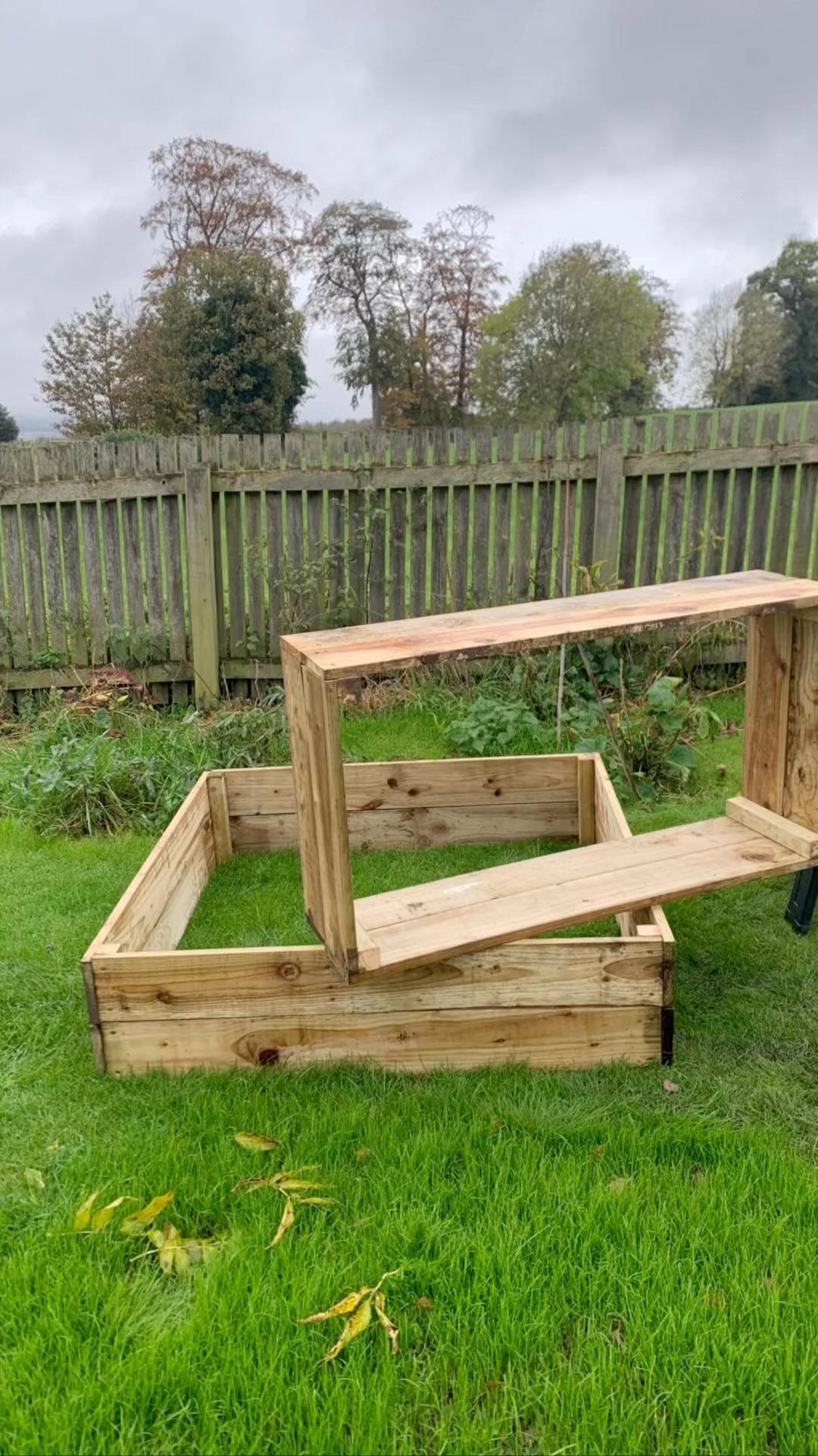 When I asked my mum if she would come and help me plant up the veg boxes.
She said I bought that book for you
I said ‘Why do I need a book when I’ve got you?’
This