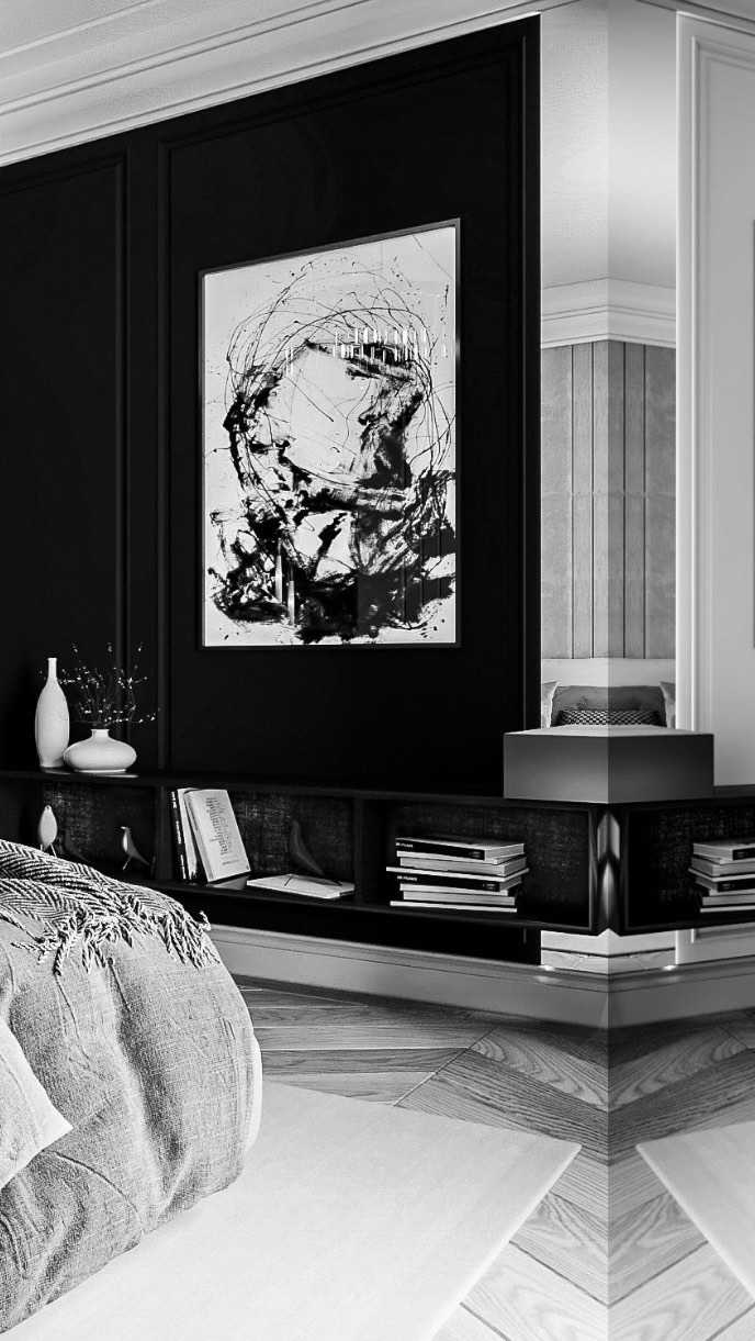 PLAY WITH US! •••LIGHT vs DARK• • •
What would be your choice?
Let us know in a comment.
• • • OSTRICH STUDIO• • •
BEDROOM
Design of a convertible studio in Den Haag, inspired by ostriches and the harmonious contrast of their feathers.
Natural materials and color palette are perfectly balanced in a modern classic contemporary style reflecting our client’s strong spirit and gentle soul.
#emdotstudio #emdot #designstudio #gosiablum
#interior #interiordesign #interieur #wonen #luxury #luxurydesign #refinedelegance #luxuryhomes #interiordesigner #bedroomdecor #studio #bedroom #gold #brass #glass #glam #bed #inspiration #interieurontwerp #design #game #play