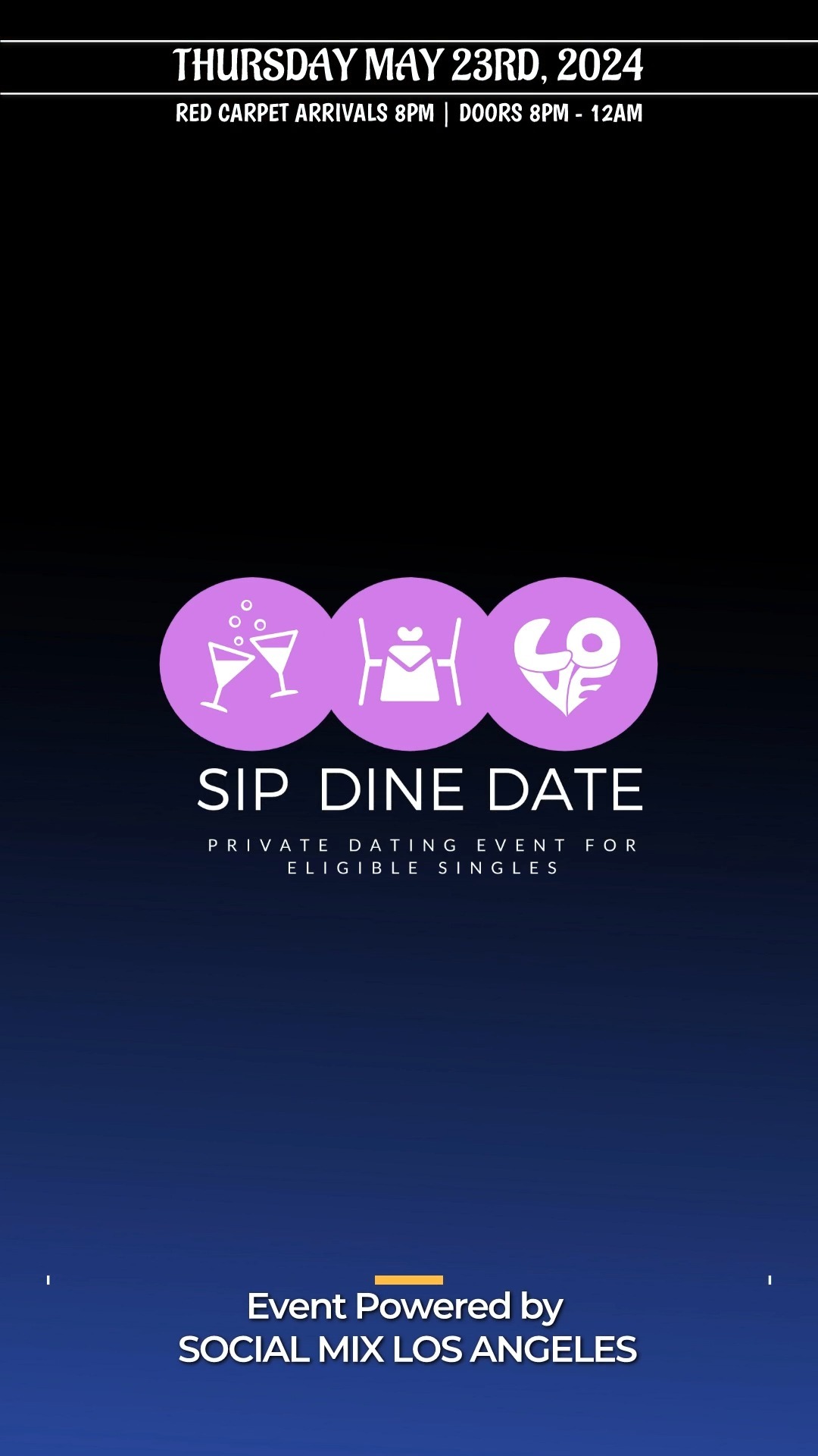 @socialmixlosangeles and @sipdinedate is hosting a private Red Carpet event on THURSDAY, MAY 23RD, 2024 from 8pm - 12am @grandmaster_recorders “Rooftop Bar and Lounge” 1518 North Cahuenga Boulevard, Los Angeles, CA, 90028. #sipdinedate #socialmixla #socialmixlosangeles #singles #singlesnight #losangelessingles #losangelesdatenight #datingadvice
